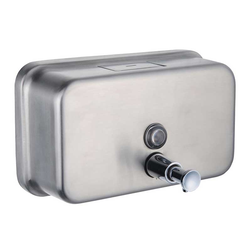 Horizontal Square Liquid Soap Dispenser 1.2L In Public Washroom ...