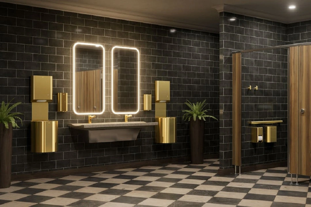 The Importance of Colors and Finishes in Public Restroom Equipment